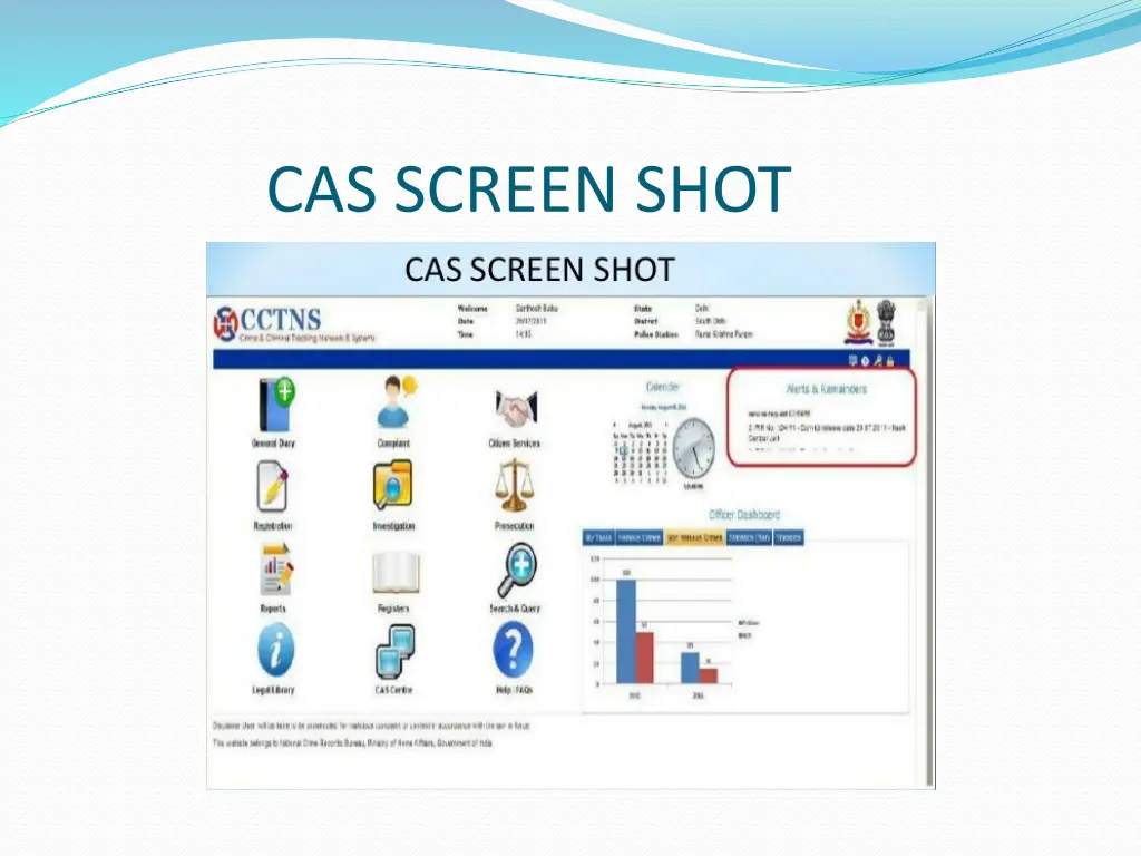 cas screen shot