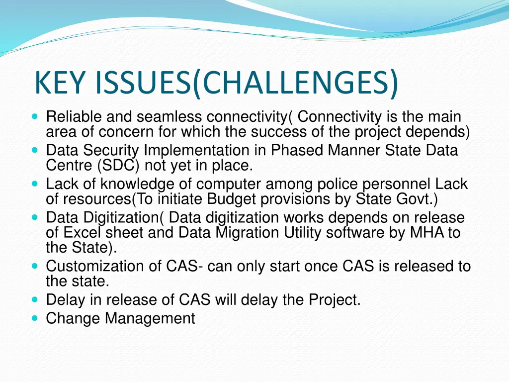 key issues challenges reliable and seamless
