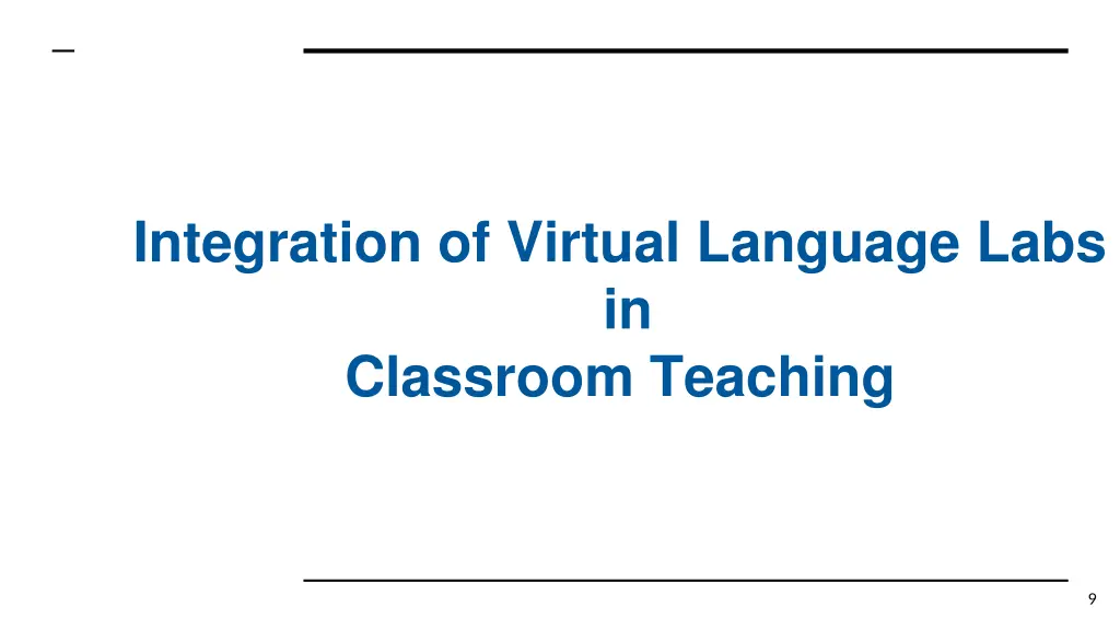 integration of virtual language labs in classroom