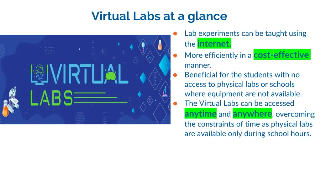 virtual labs at a glance