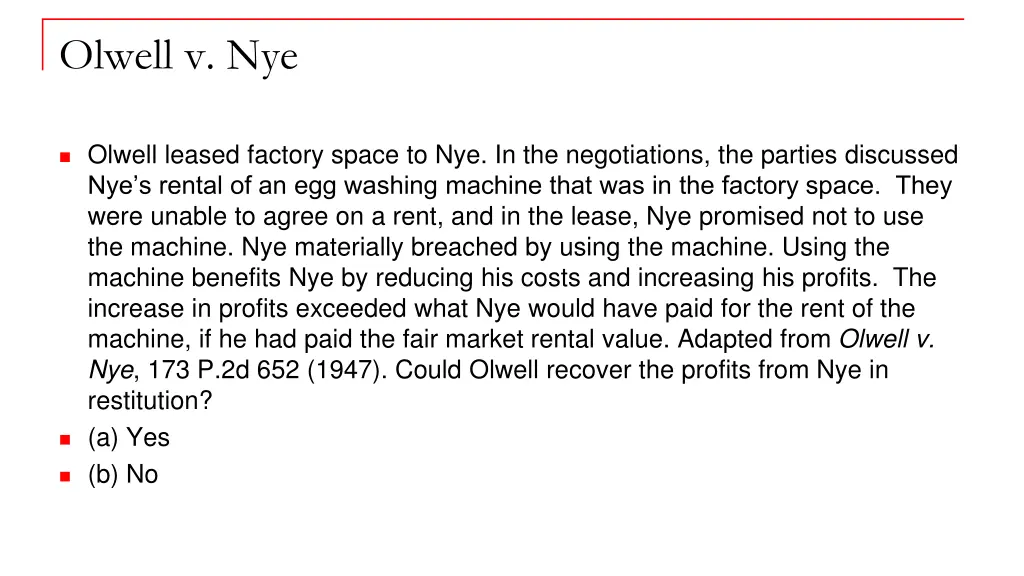 olwell v nye