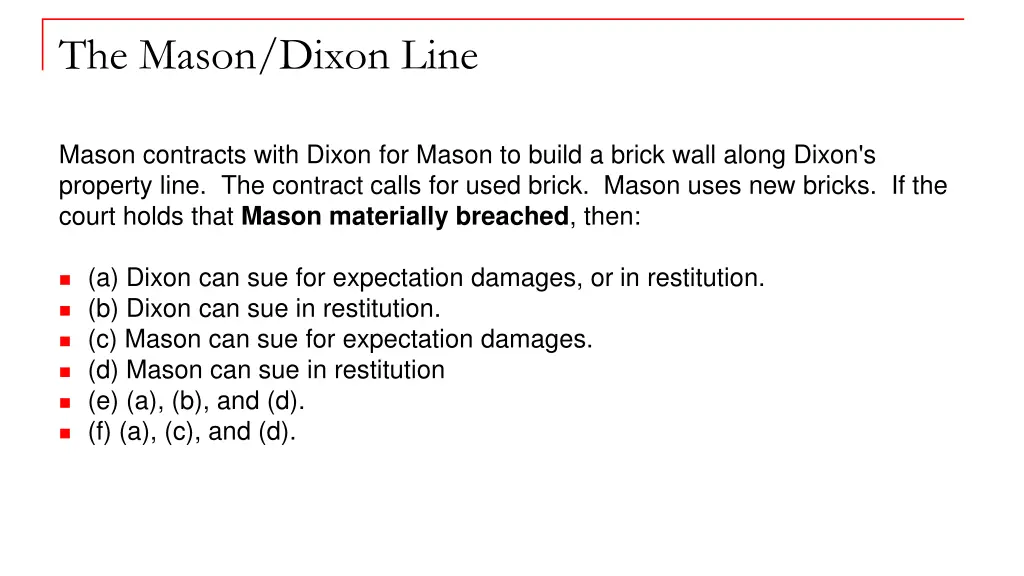 the mason dixon line
