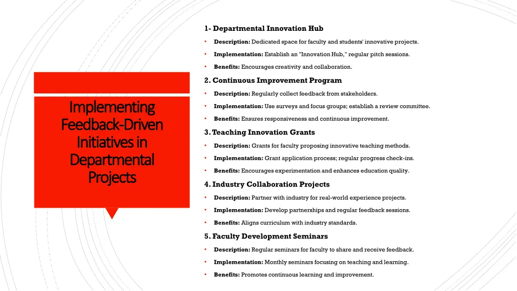 1 departmental innovation hub