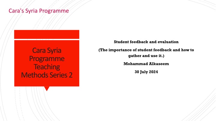 cara s syria programme