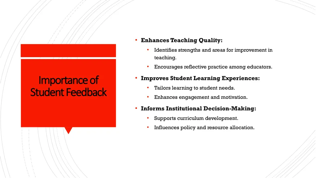 enhances teaching quality identifies strengths
