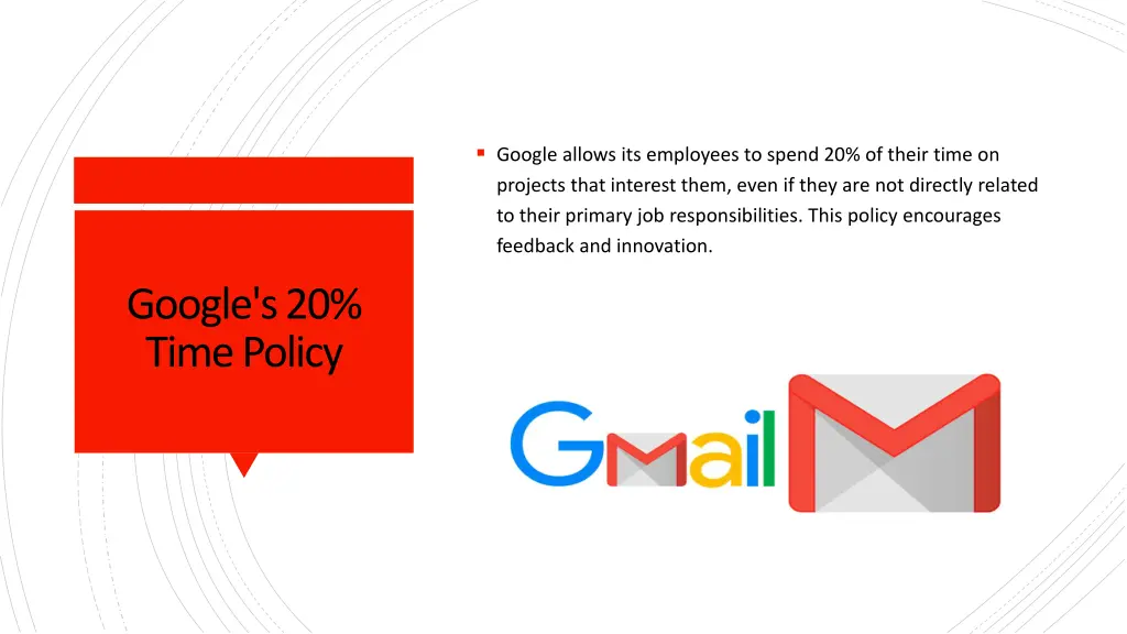 google allows its employees to spend 20 of their