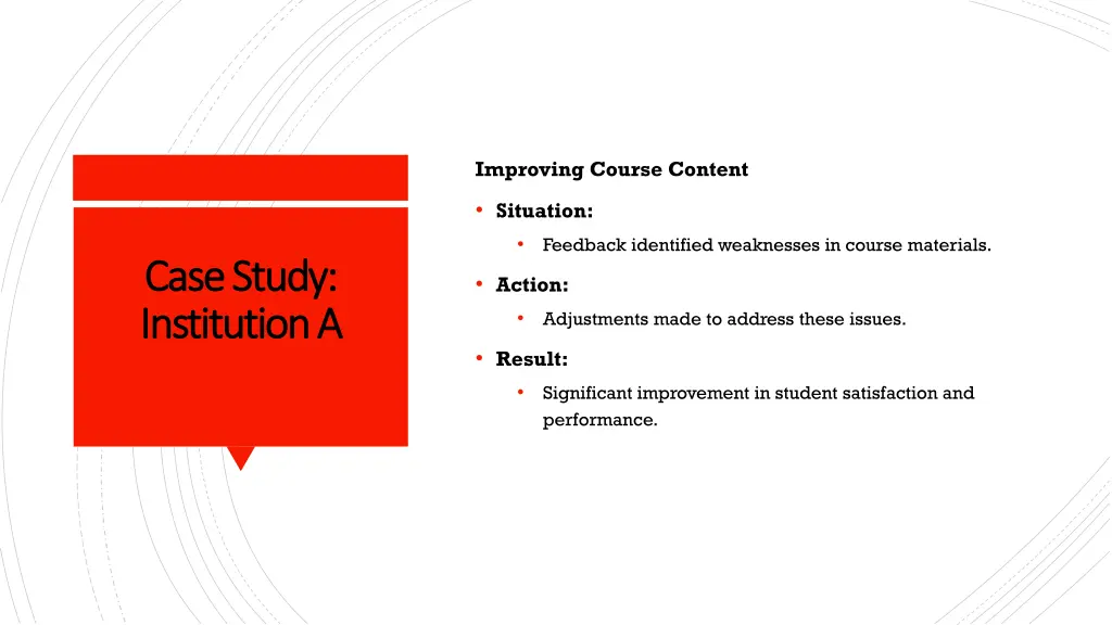 improving course content