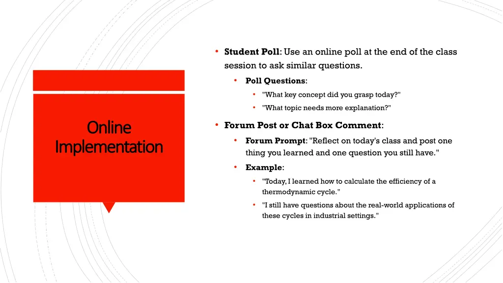 student poll use an online poll