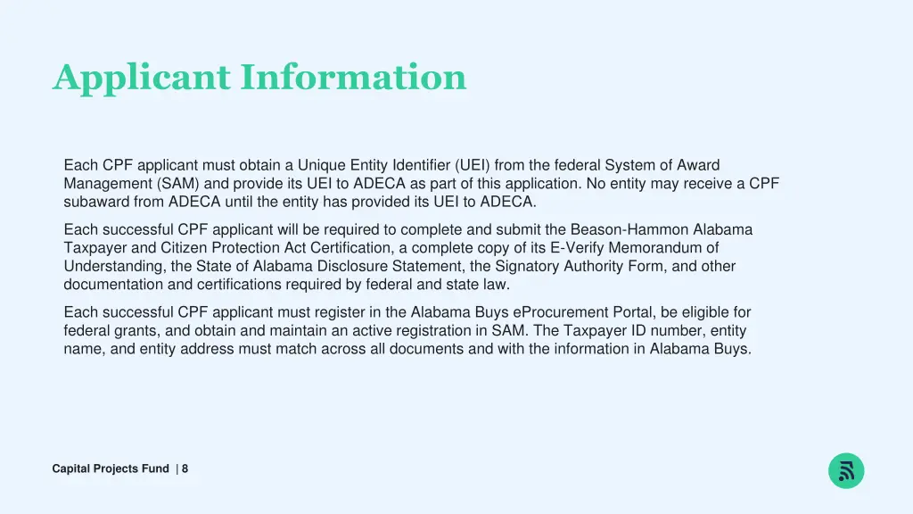 applicant information 2