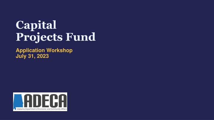 capital projects fund