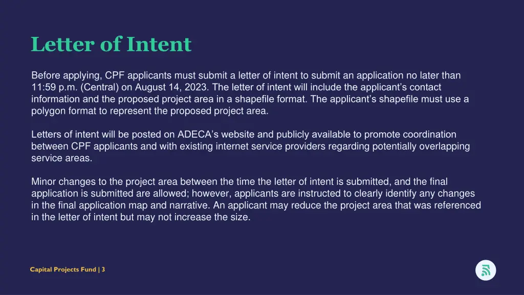 letter of intent