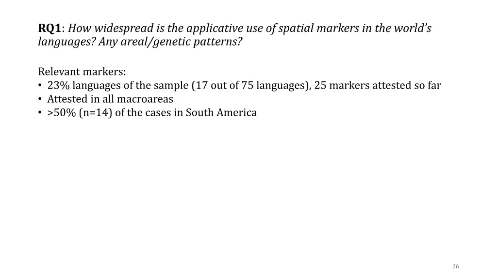 rq1 how widespread is the applicative