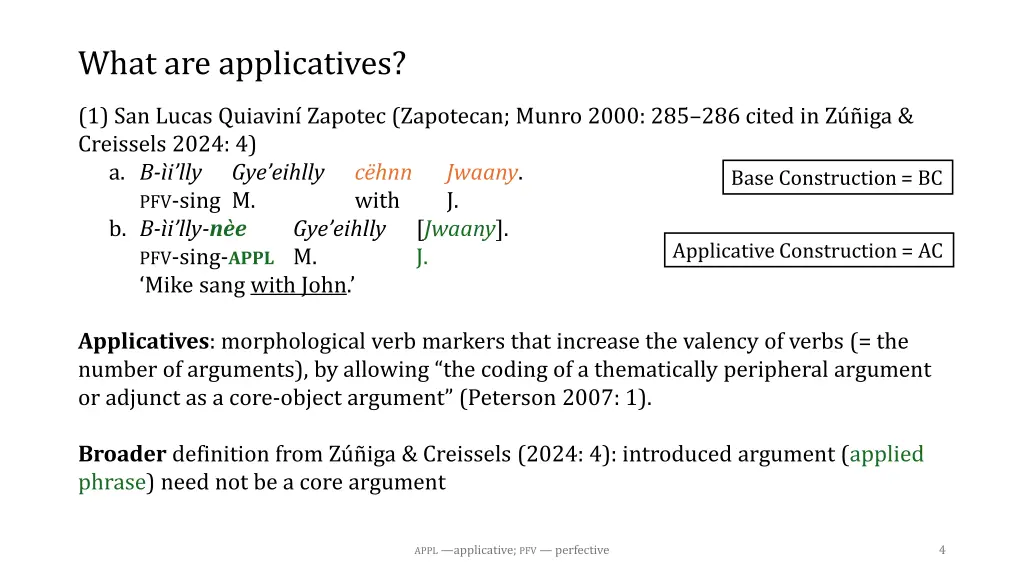 what are applicatives