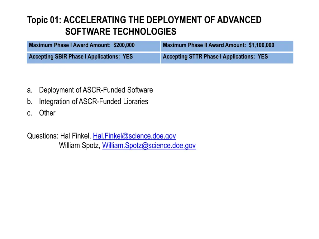 topic 01 accelerating the deployment of advanced