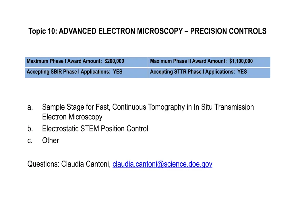 topic 10 advanced electron microscopy precision