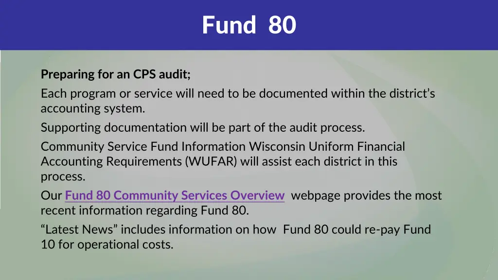fund 80 5