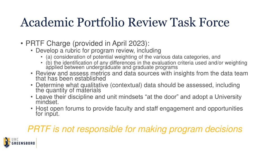 academic portfolio review task force 1
