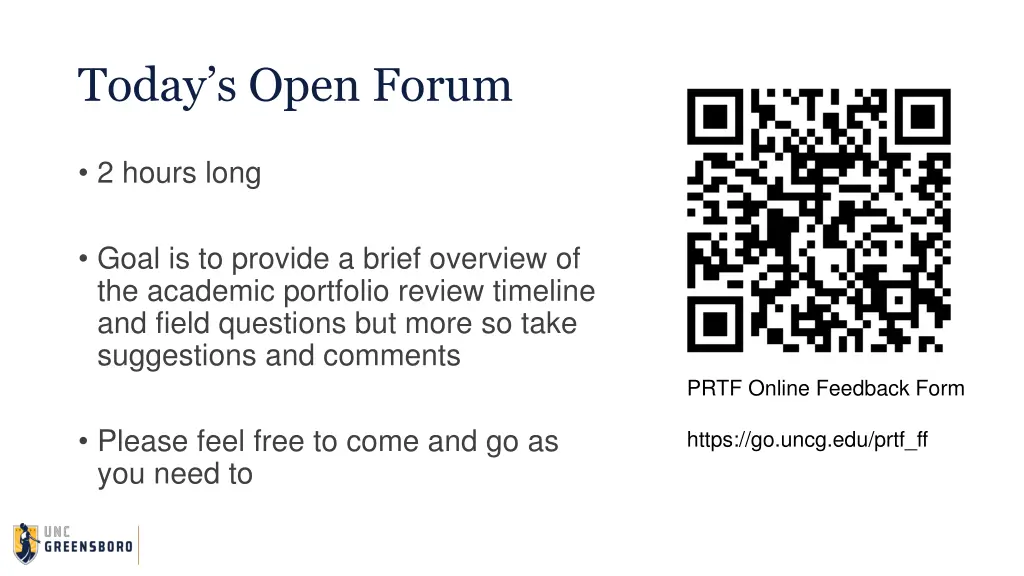 today s open forum