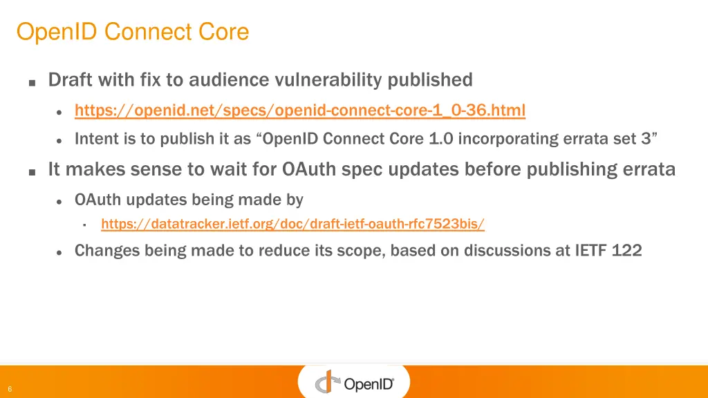 openid connect core