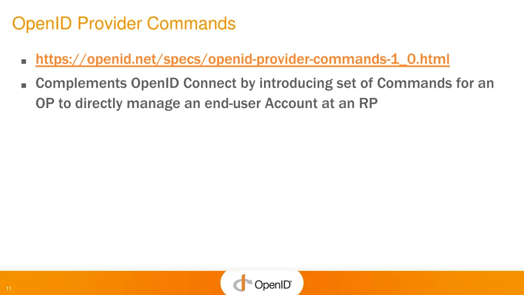 openid provider commands