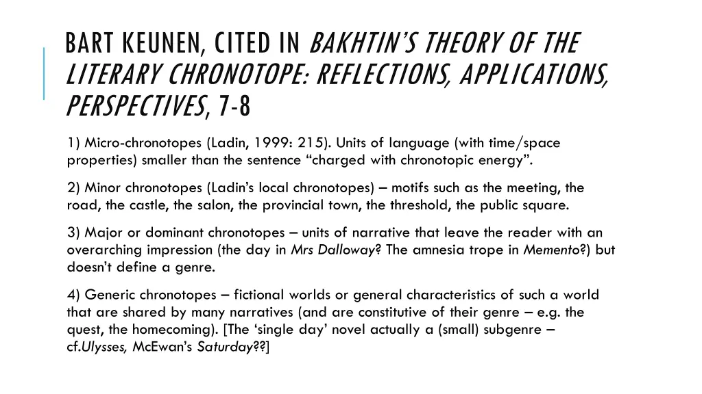 bart keunen cited in bakhtin s theory