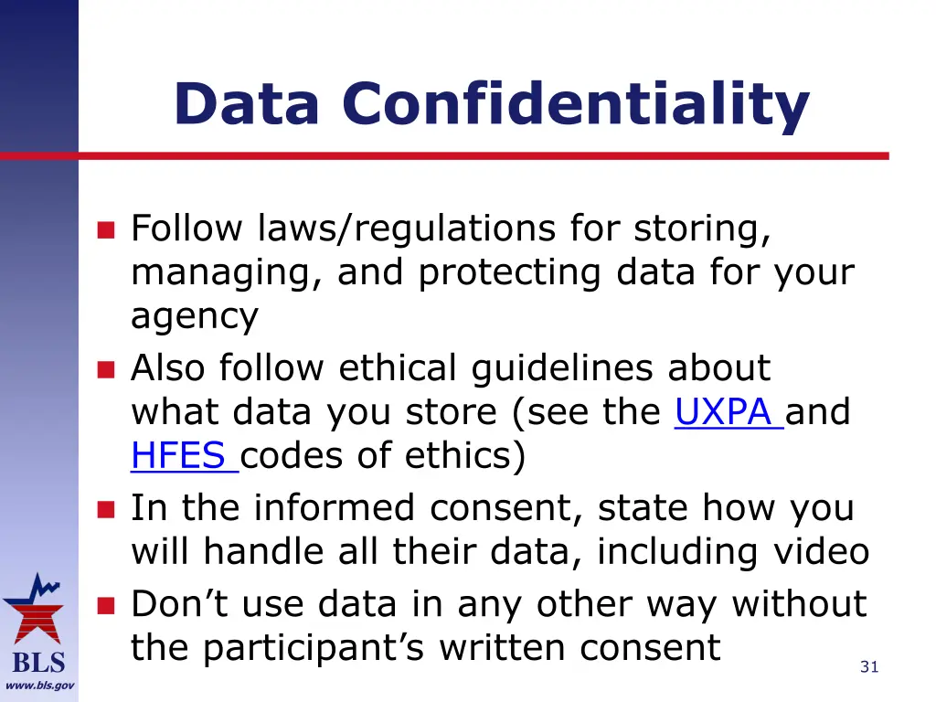 data confidentiality