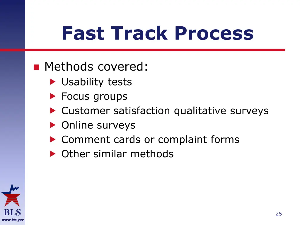 fast track process 1