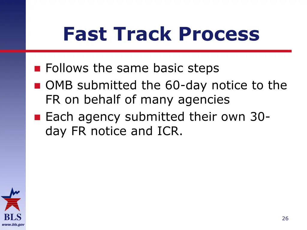 fast track process 2