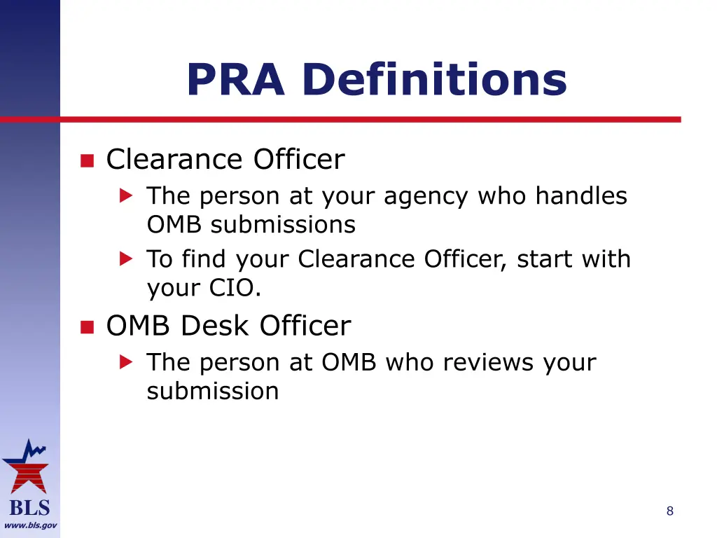 pra definitions