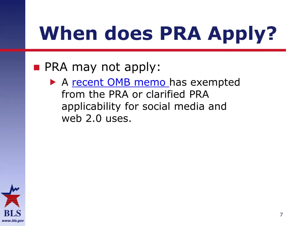 when does pra apply 1