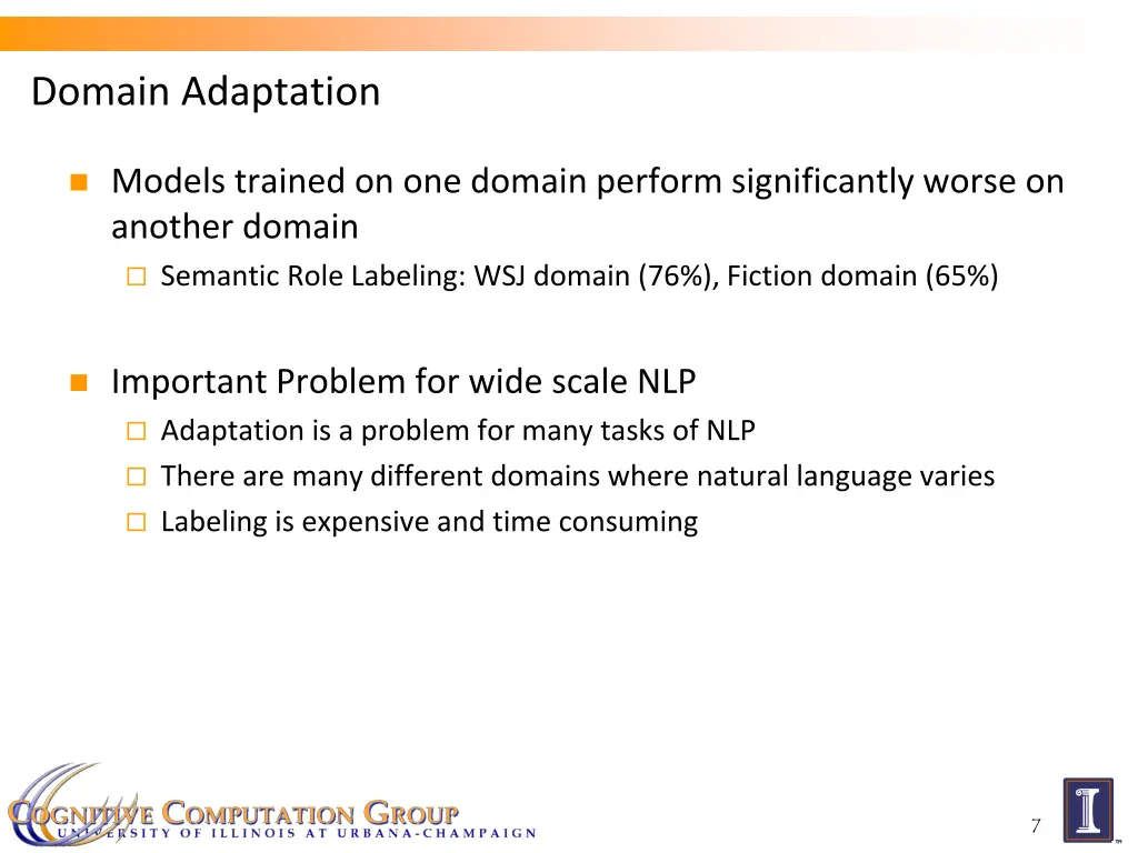 domain adaptation