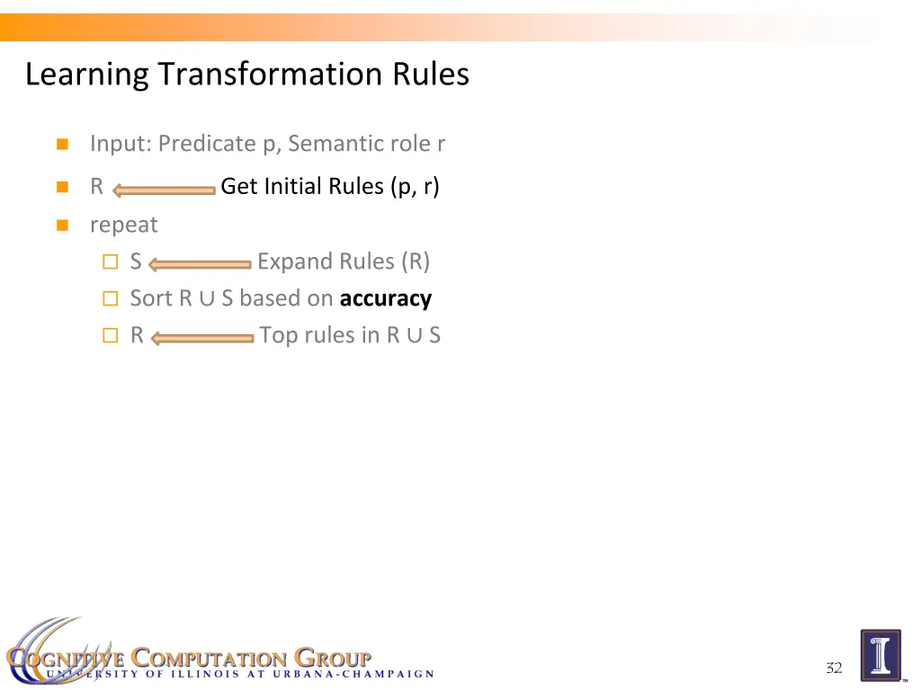 learning transformation rules 3