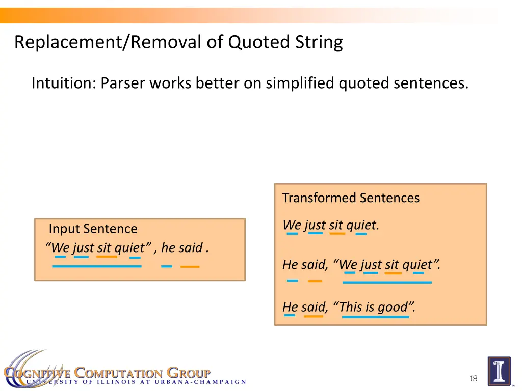 replacement removal of quoted string