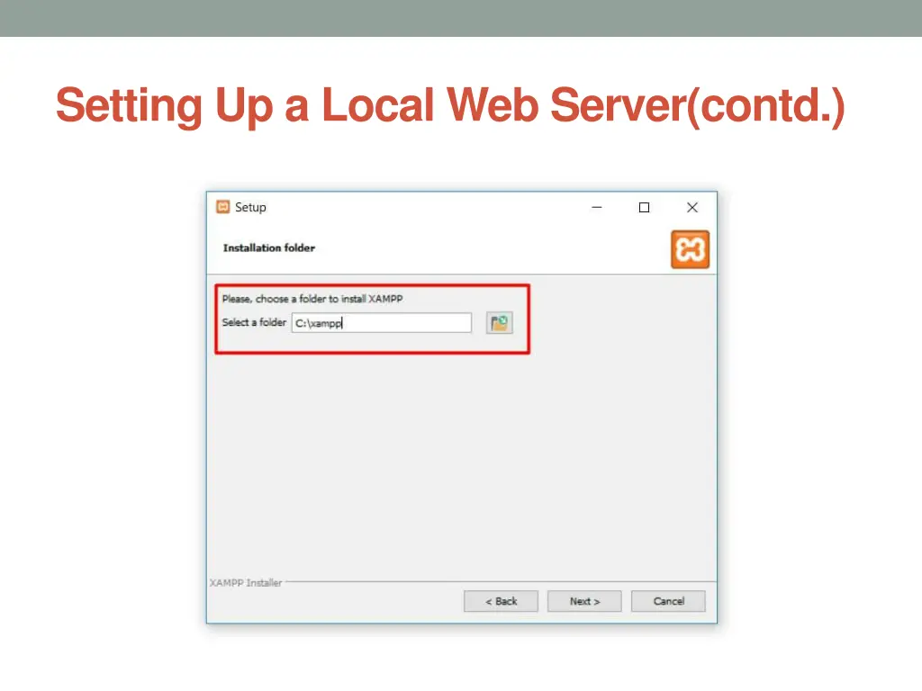 setting up a local web server contd 6