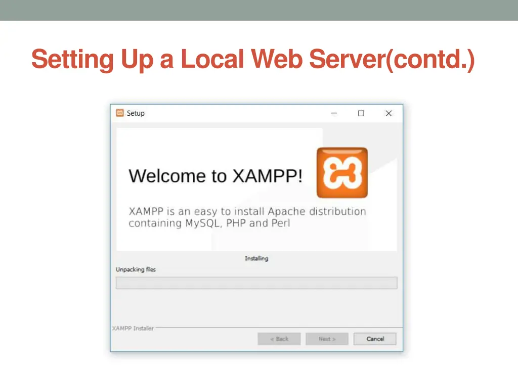 setting up a local web server contd 9