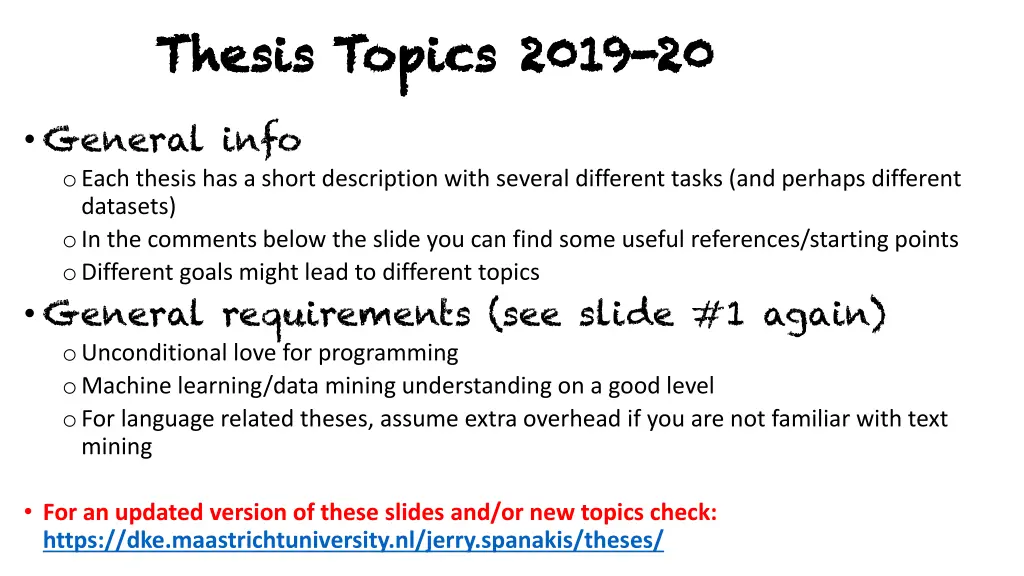 thesis topics 2019 thesis topics 2019 20