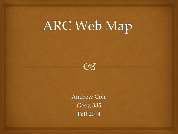 arc web map