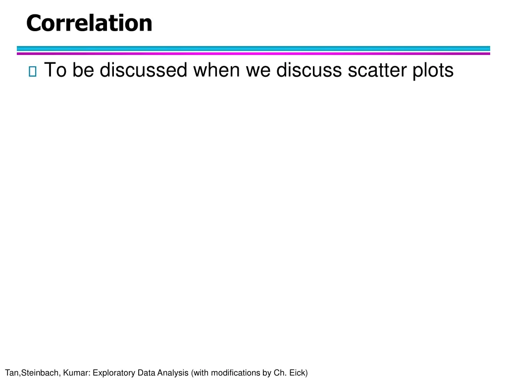 correlation