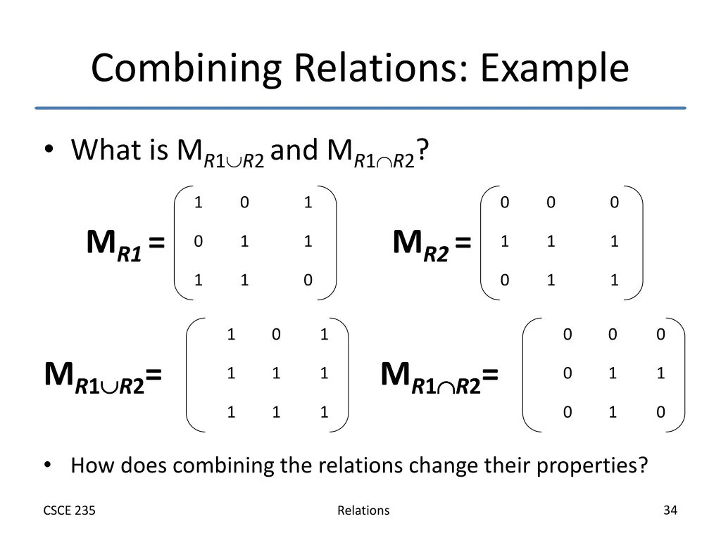 combining relations example 1