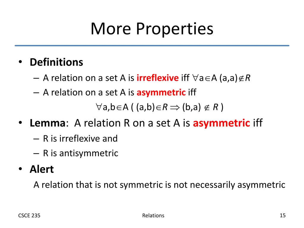 more properties