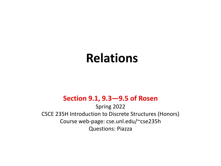 relations