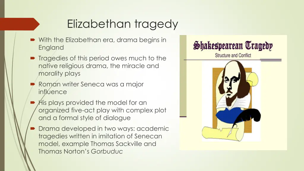 elizabethan tragedy