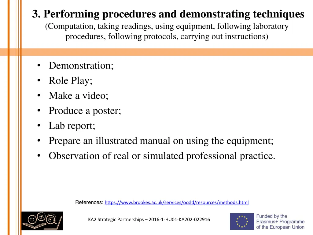 3 performing procedures and demonstrating