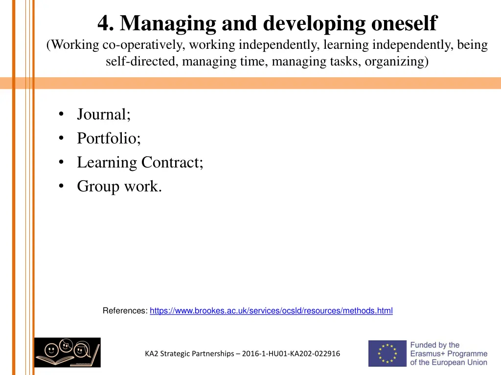 4 managing and developing oneself working