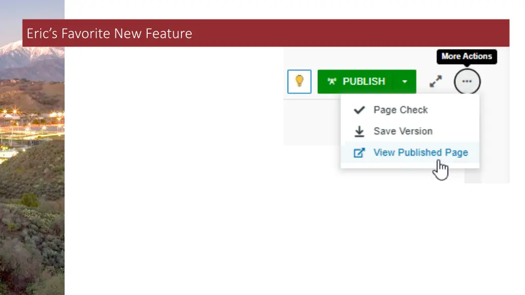 eric s favorite new feature