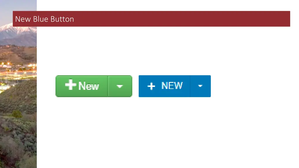 new blue button