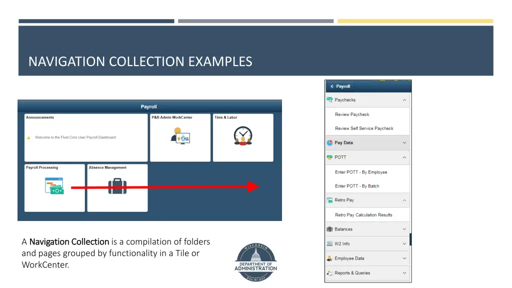 navigation collection examples