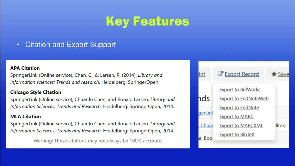 key features 5