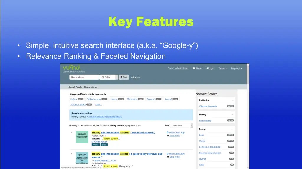 key features