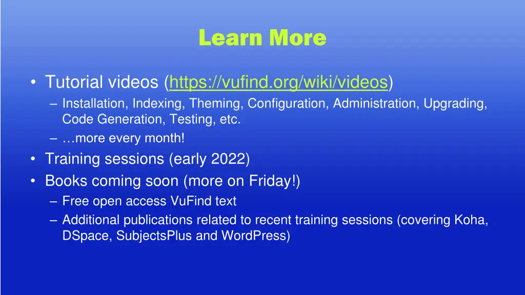 learn more